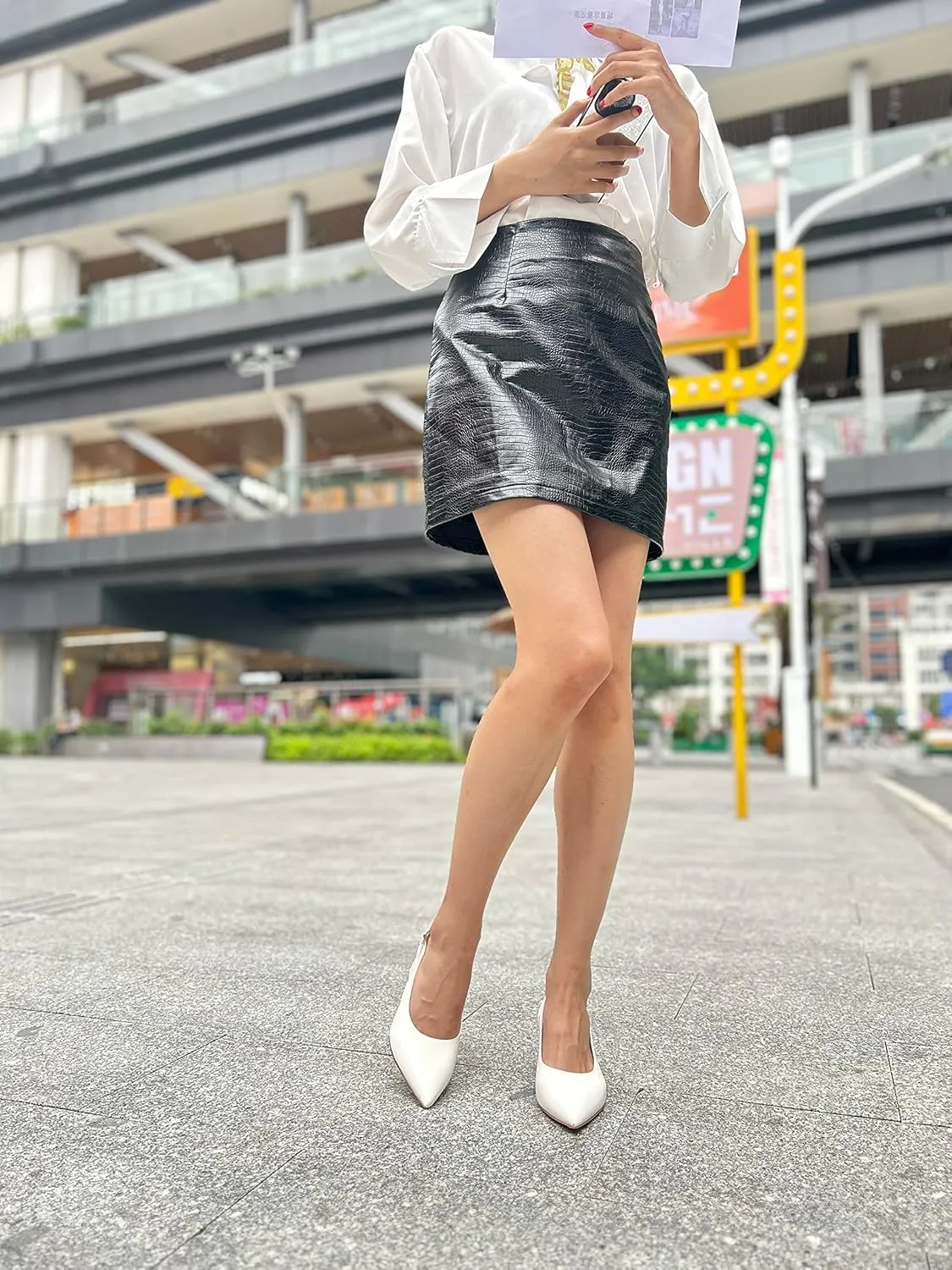 GENSHUO Women's Slingback Closed Toe Block Chunky Low Heel Pumps - 2.36 Inches Office Wedding Party Dress Shoes