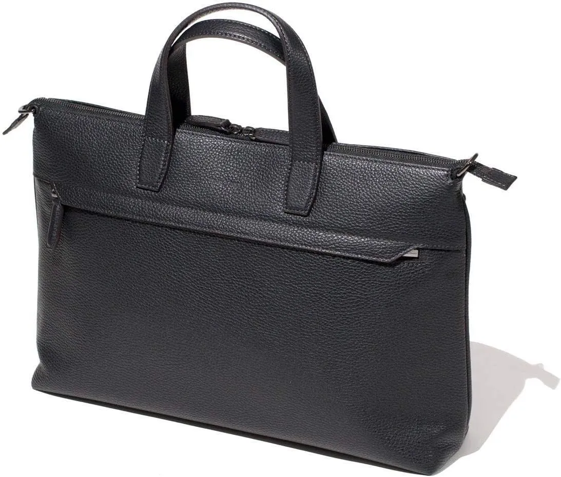 Genuine Leather Business Bag B4 Just Ina, Made In Japan, No.630503
