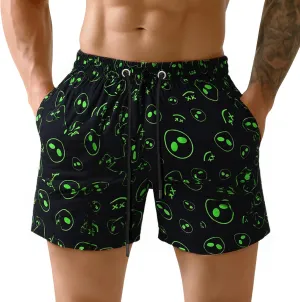 GINGTTO Men's Beach Shorts Bathing Suits with Mesh Lining