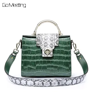 Go Meetting Crocodile Women Shoulder Bag