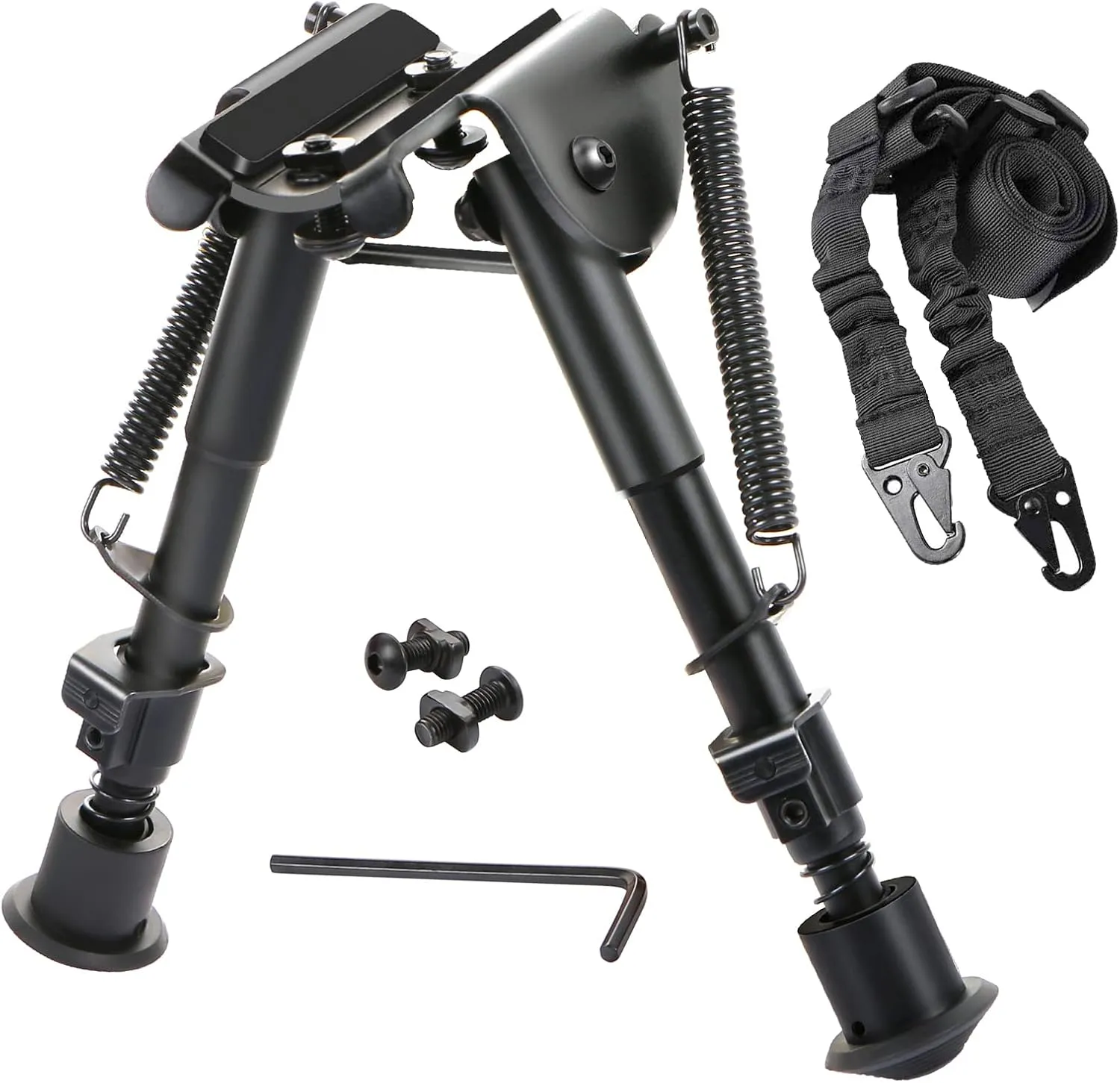 Gogoku Bipod & Sling Combo 6-9 Inch bipod Adjustable Length for MRail System