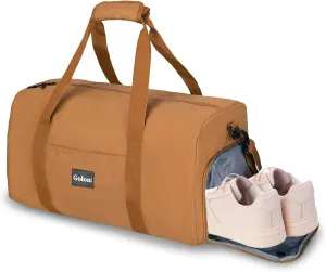 Goloni Cute Duffle Bag for Women, Gym Bag with Shoe Compartment, Lightweight Weekend Travel Duffel Bag,Overnight Bag with Wet Pocket