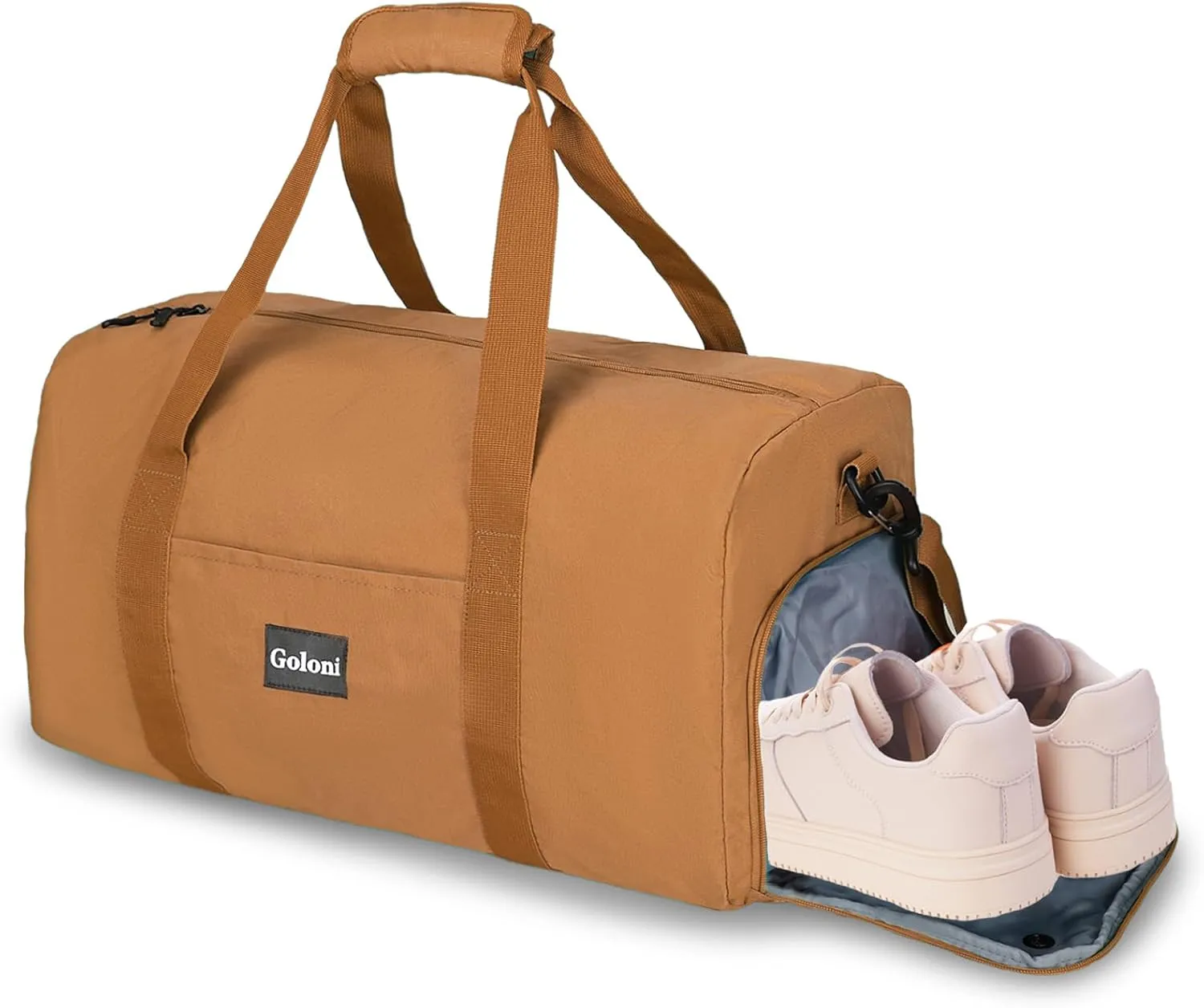 Goloni Cute Duffle Bag for Women, Gym Bag with Shoe Compartment, Lightweight Weekend Travel Duffel Bag,Overnight Bag with Wet Pocket