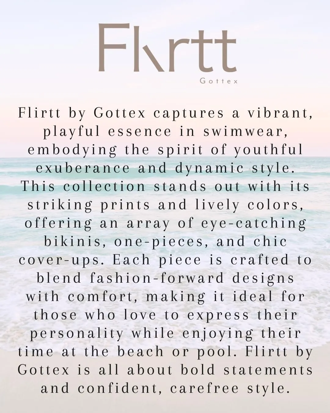 Gottex Flirtt Multicolor Brown Women’s Floral Scoop Neck One-Piece Swimsuit with Adjustable Back Coverage and Full Lining