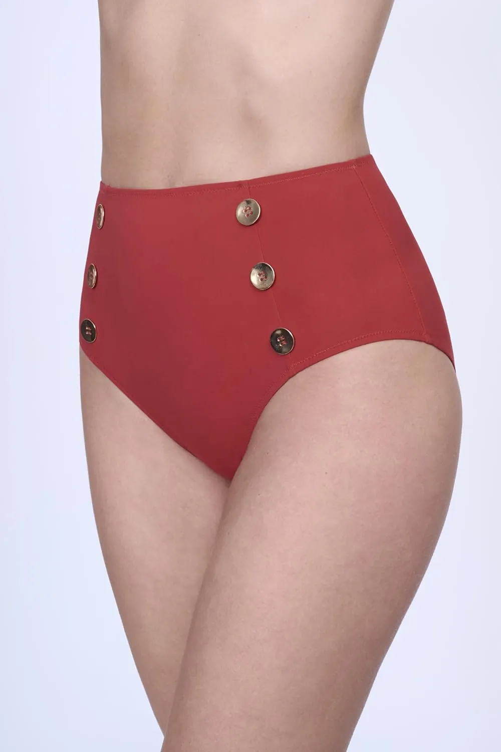 Gottex Women’s Monte Carlo High Waist Bikini Bathing Swimwear Bottom with Front and Back Lining Swim Essential