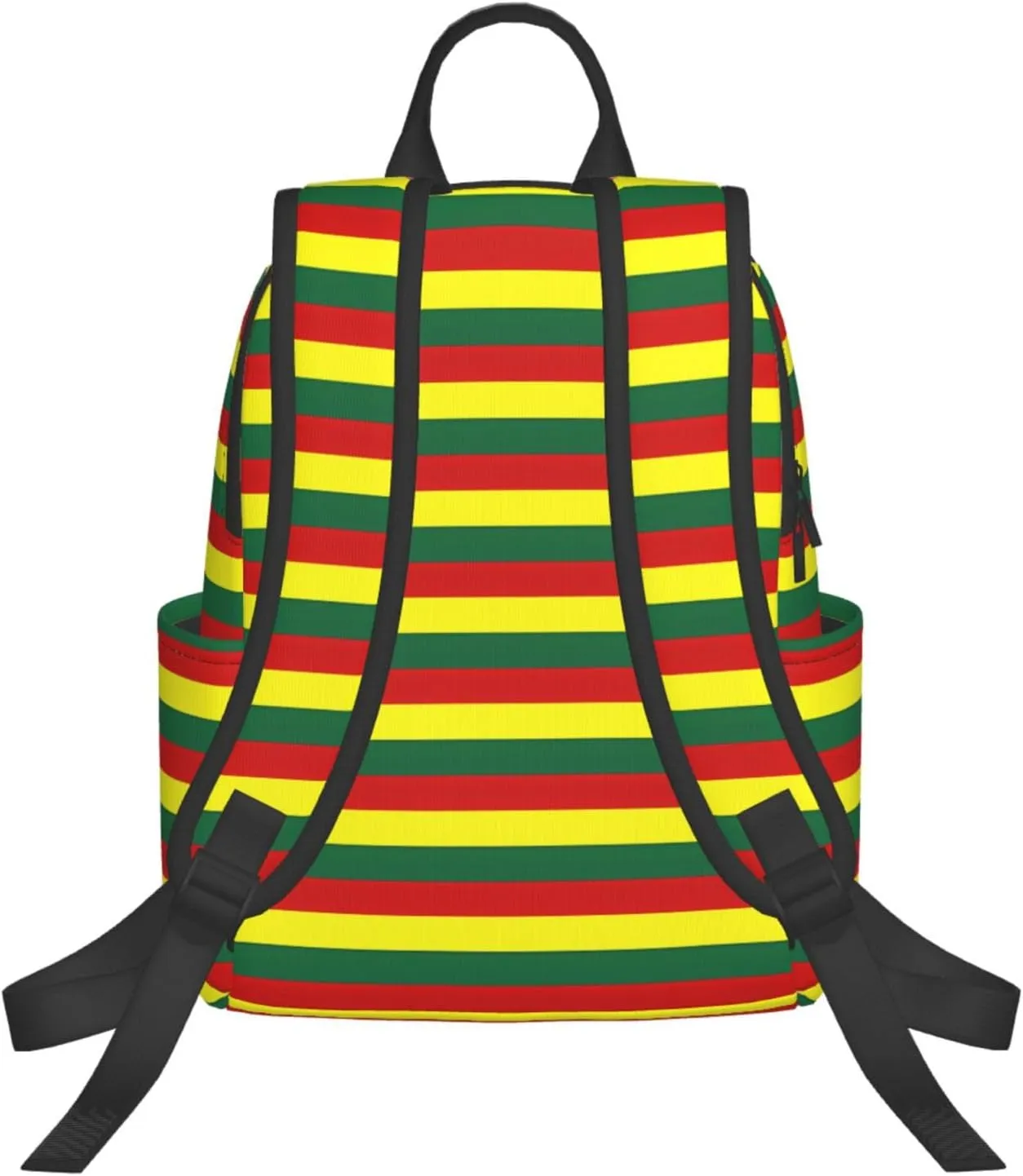 Grenada Flag Stripes Casual Backpacks Large Capacity Laptop Backpack Sports Fitness Rucksack Travel Carry-On Daypack Work Bag for Outdoor Camping