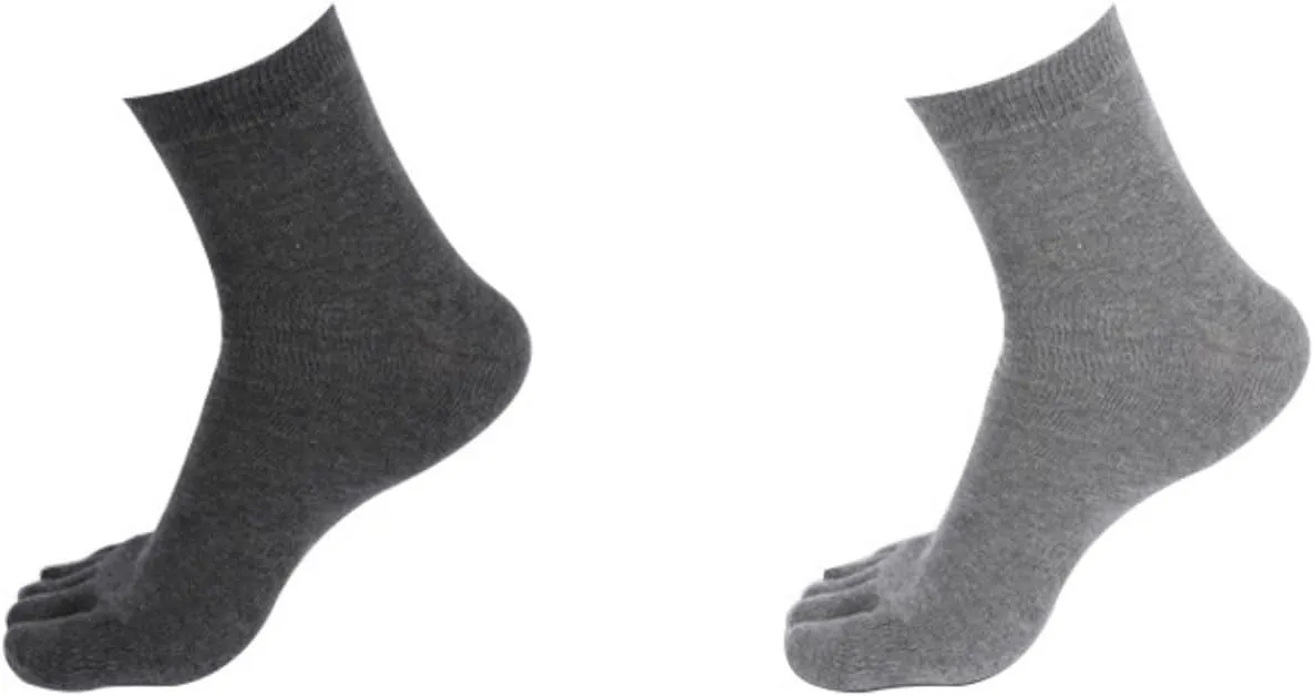 Grounding Socks with Silver Fiber - Anti Odor & Moisture Wicking, Static Dissipative Earthing Socks for Indoor/Outdoor Use, Works with Grounding Shoes/Mats/Sheets (4 Pairs)