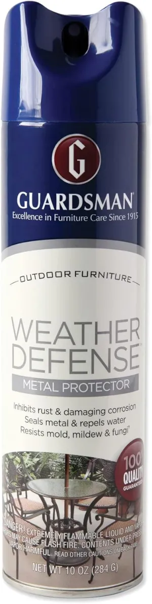 Guardsman 461800 Weather Defense Outdoor Metal Protector-Inhibits Rust and Water Stains, 10 Oz