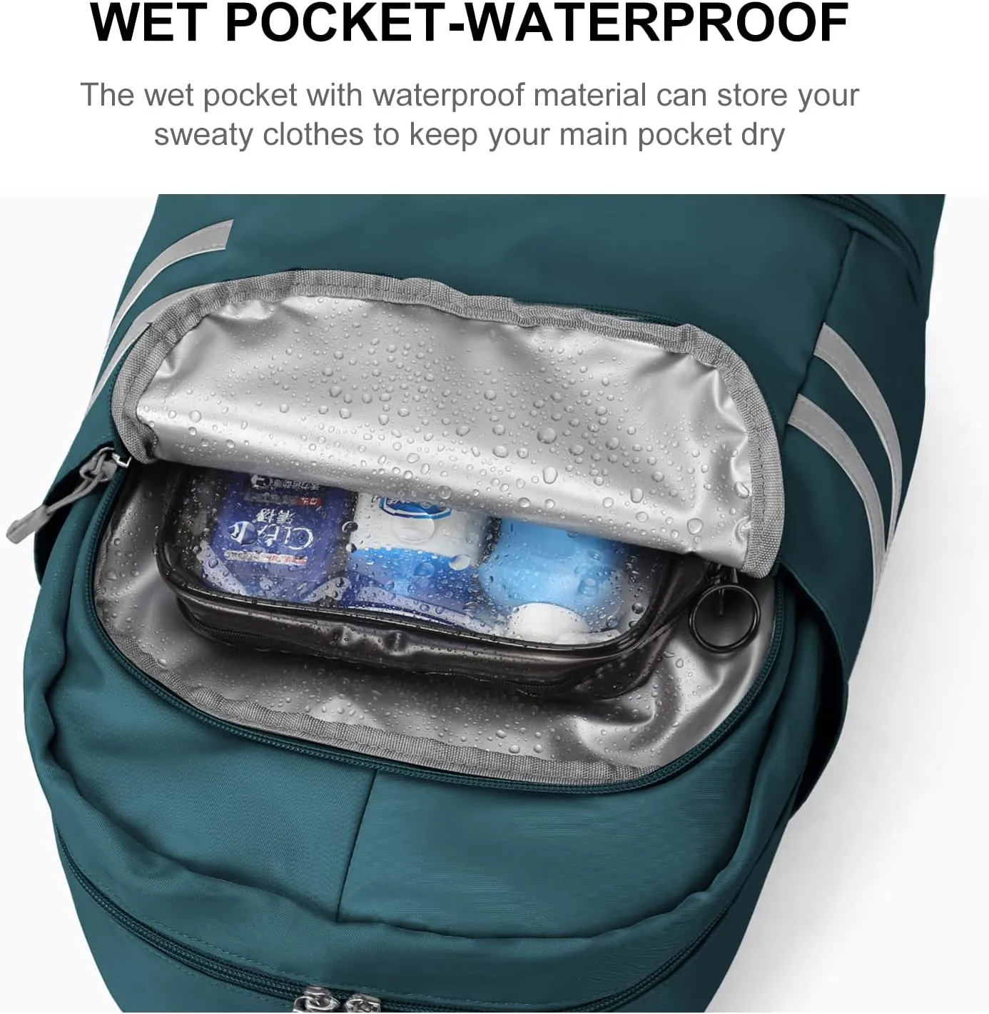 Gym Backpack for Women with Shoes Compartment & Wet Pocket, Large Women Travel Backpack Water Resistant, Sports Swimming Backpack Gym Bag
