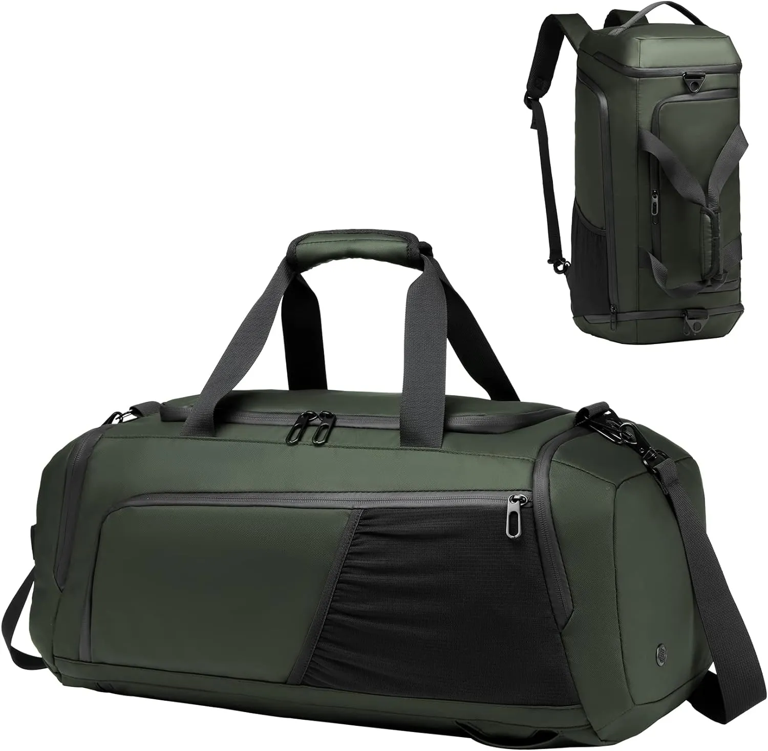 Gym Duffle Bag Waterproof Sports Duffel Bags Travel Weekender Bag for Men Women Overnight Bag with Shoes Compartment