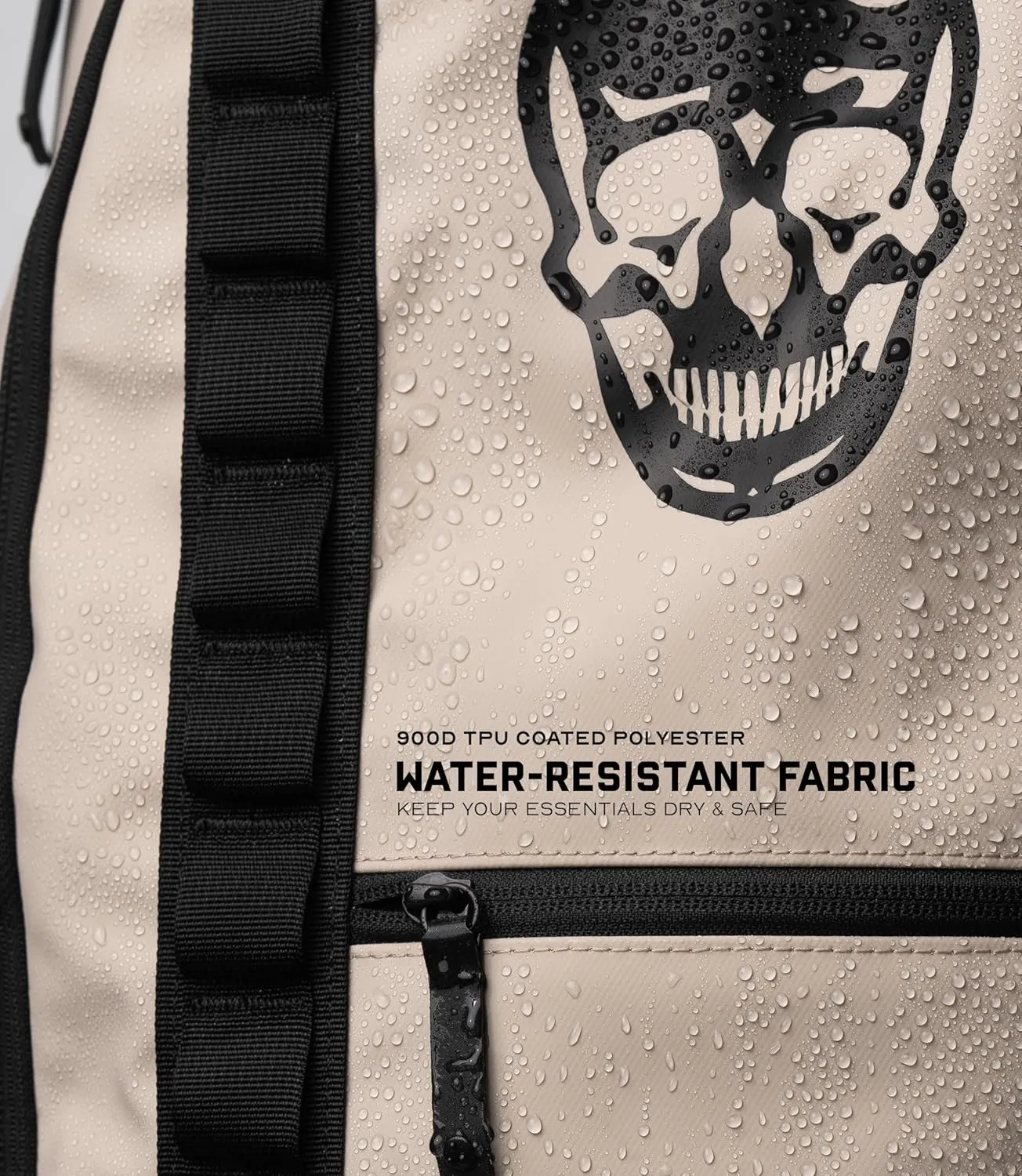 Gymreapers Gravestone 21L Backpack Travel Gym Bag Water-Resistant Lightweight Laptop Sleeve Carry On Luggage for Men & Women (Desert Sand)