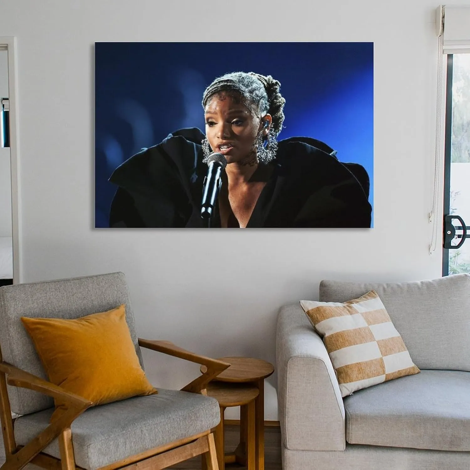 Halle Bailey Poster (16) Picture Print Wall Art Poster Painting Canvas Posters Artworks Gift Idea Room Aesthetic 20x30inch(50x75cm)