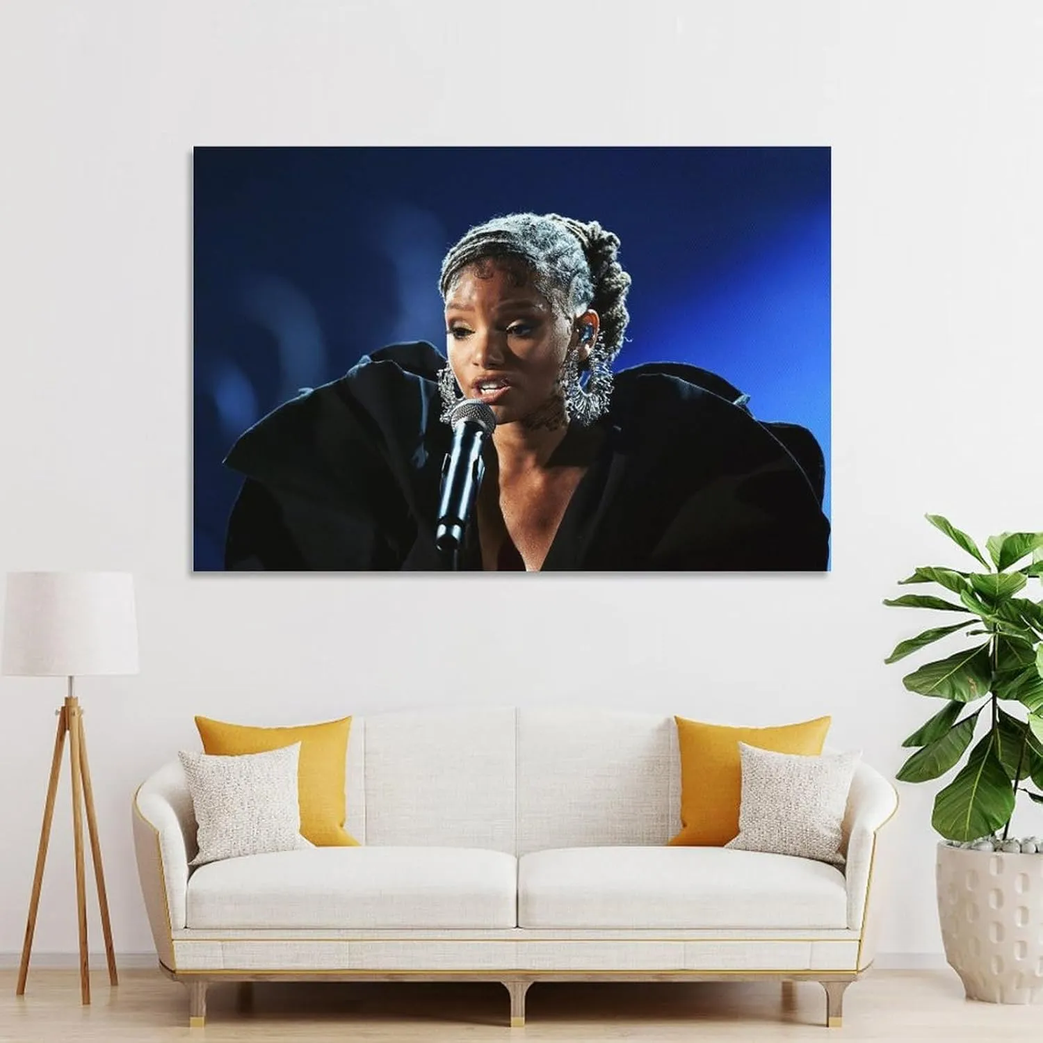 Halle Bailey Poster (16) Picture Print Wall Art Poster Painting Canvas Posters Artworks Gift Idea Room Aesthetic 20x30inch(50x75cm)