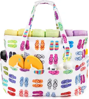 hatisan Beach Bag Waterproof Sandproof for Women Extra Large Beach Tote Bag Pool Bag for Gym Travel with Wet Compartment