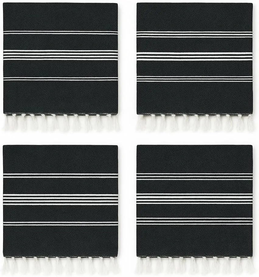 HAVLULAND Turkish Beach Towels – Oversized, Quick-Dry & Sand-Free | Lightweight, Absorbent Bath Towels for Beach, Pool, Travel, Vacation, Adults Gifts Cruise Essentials| 40” x 72” Bulk Set