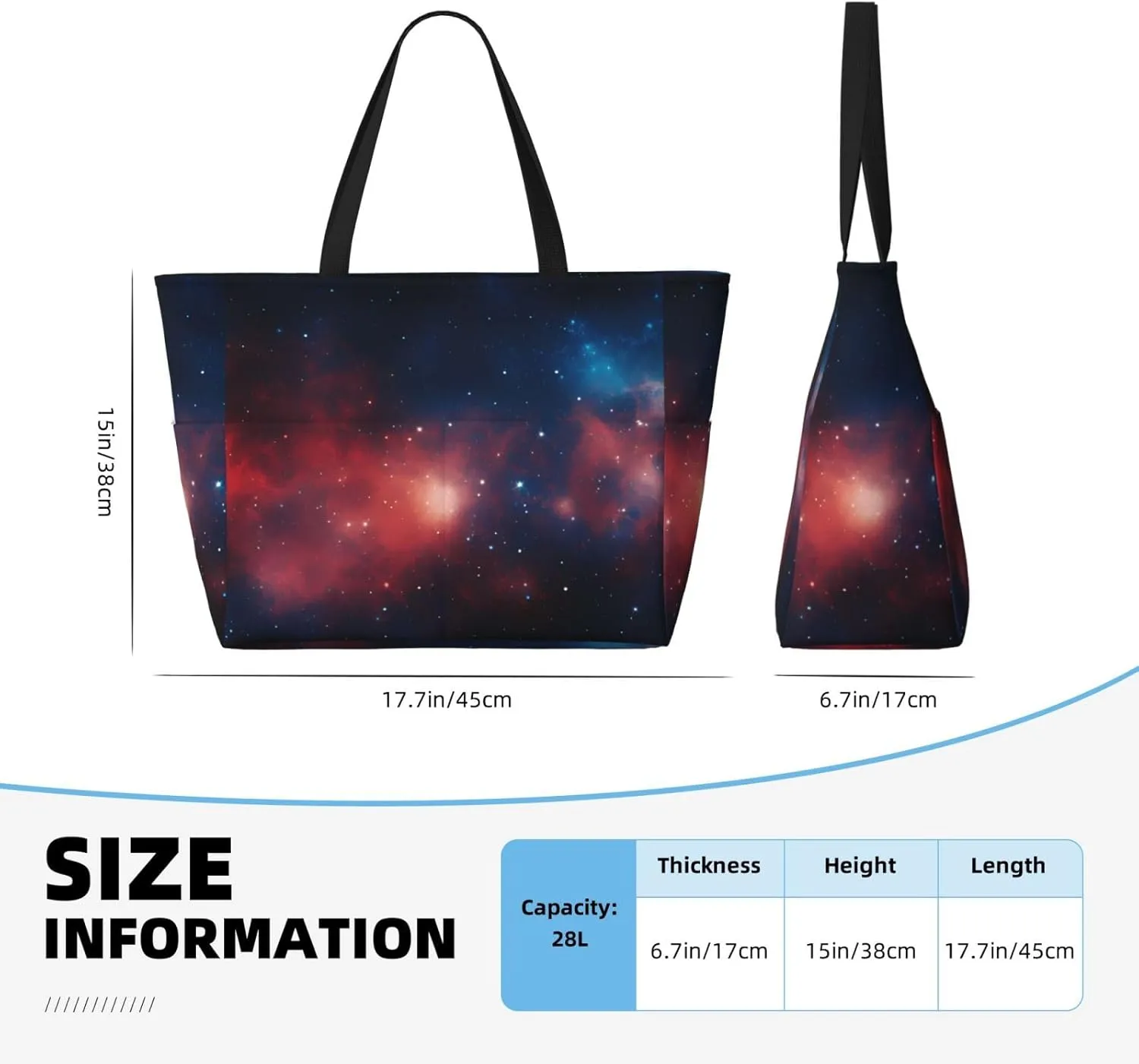Hawaiian Print Large Beach Tote Bag Women Waterproof Sandproof Zipper Beach Tote Bag For Pool Gym Grocery Travel With Wet