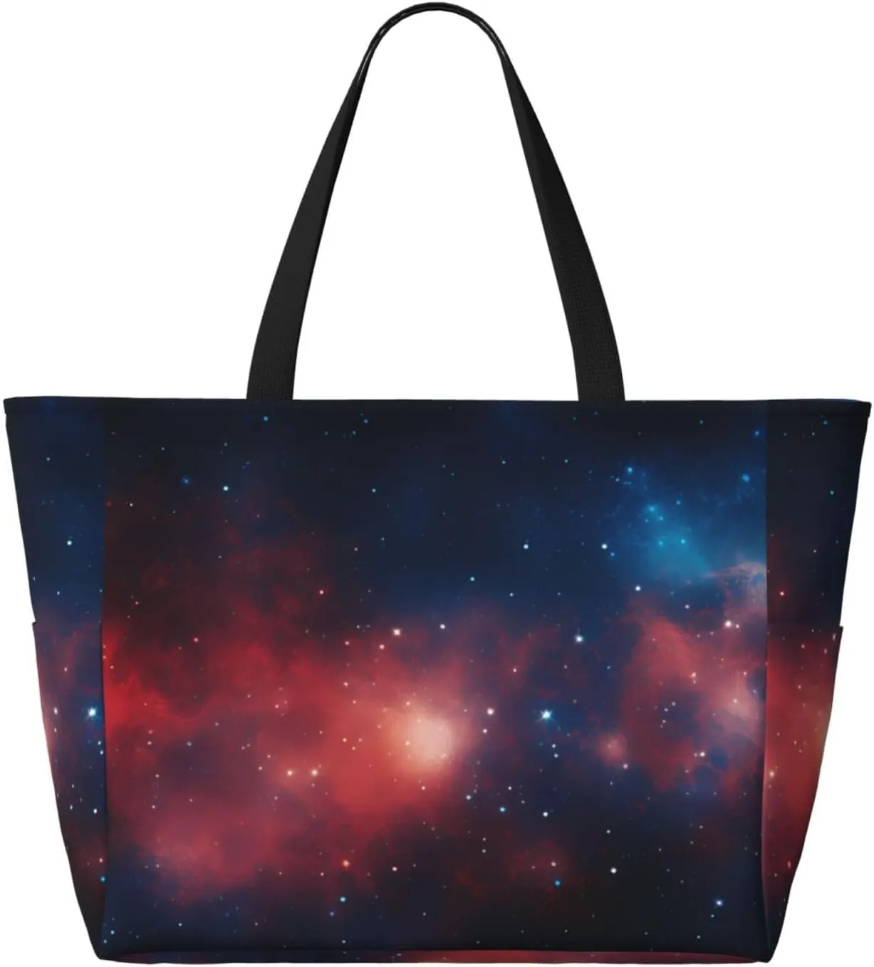 Hawaiian Print Large Beach Tote Bag Women Waterproof Sandproof Zipper Beach Tote Bag For Pool Gym Grocery Travel With Wet