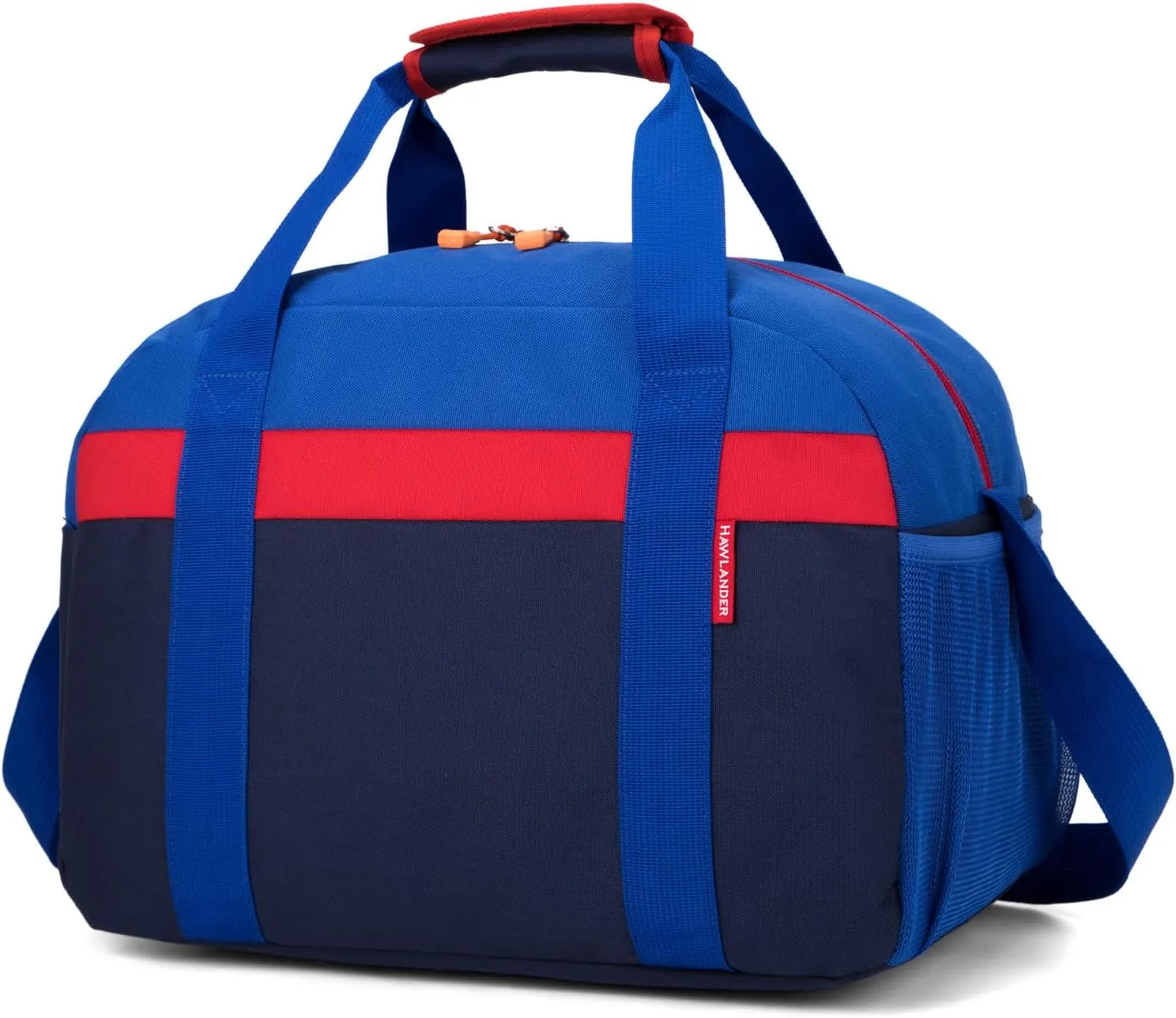 HawLander Small Duffle Bag for Kids Boys or Girls, Gym Bag for Sports (Dark Blue)