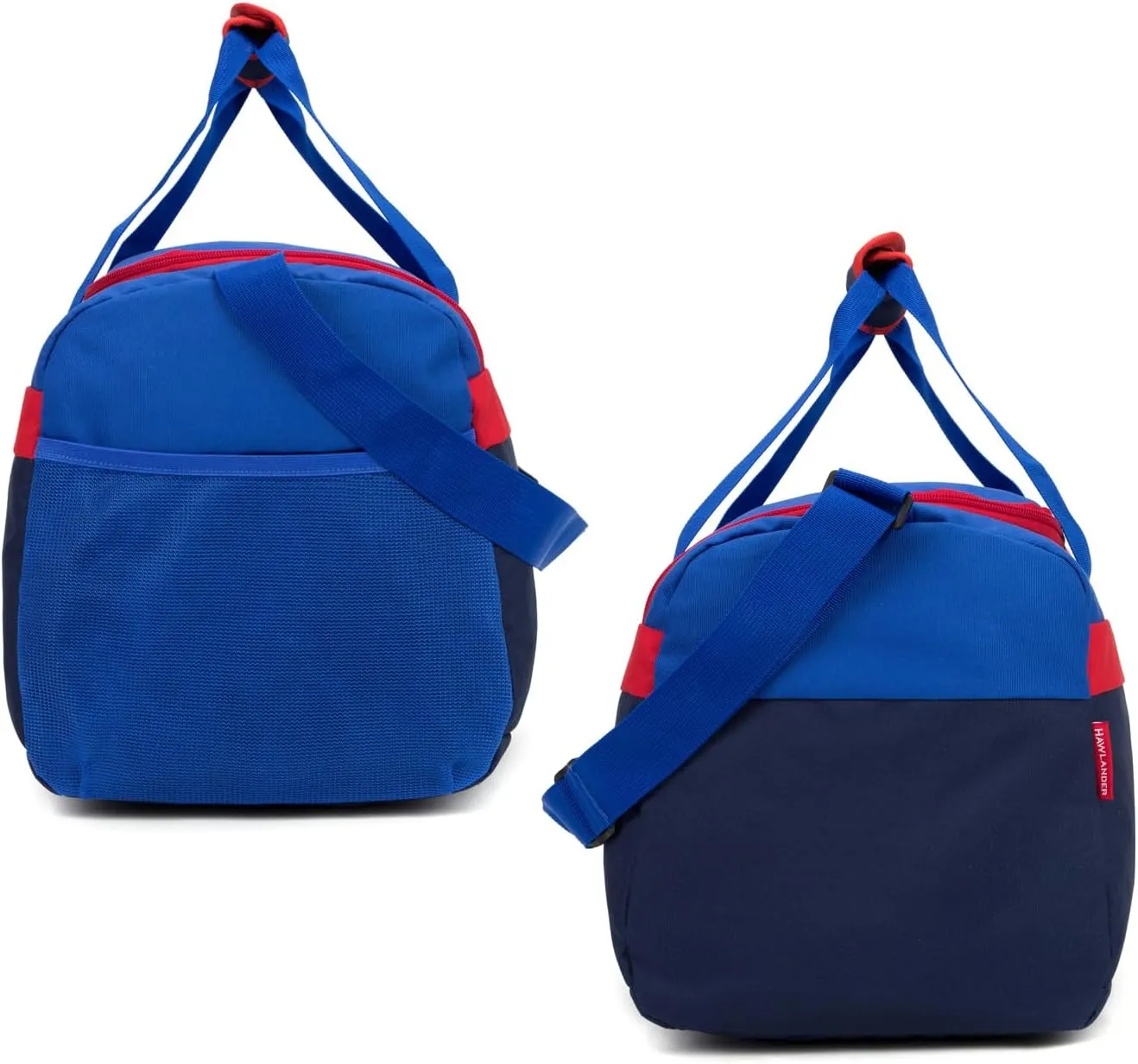HawLander Sport Duffle Bag for Kids Boys or Girls, Small Gym Bag for Sports (Dark Blue)