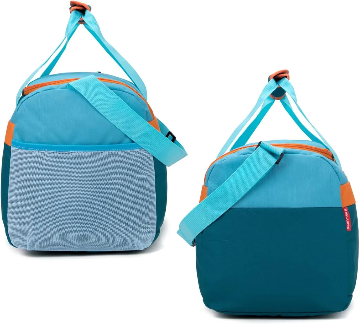 HawLander Sport Duffle Bag for Kids Boys or Girls, Small Gym Bag for Sports (Teal Blue)
