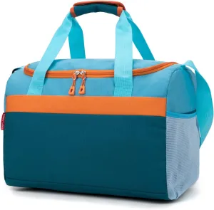 HawLander Sport Duffle Bag for Kids Boys or Girls, Small Gym Bag for Sports (Teal Blue)
