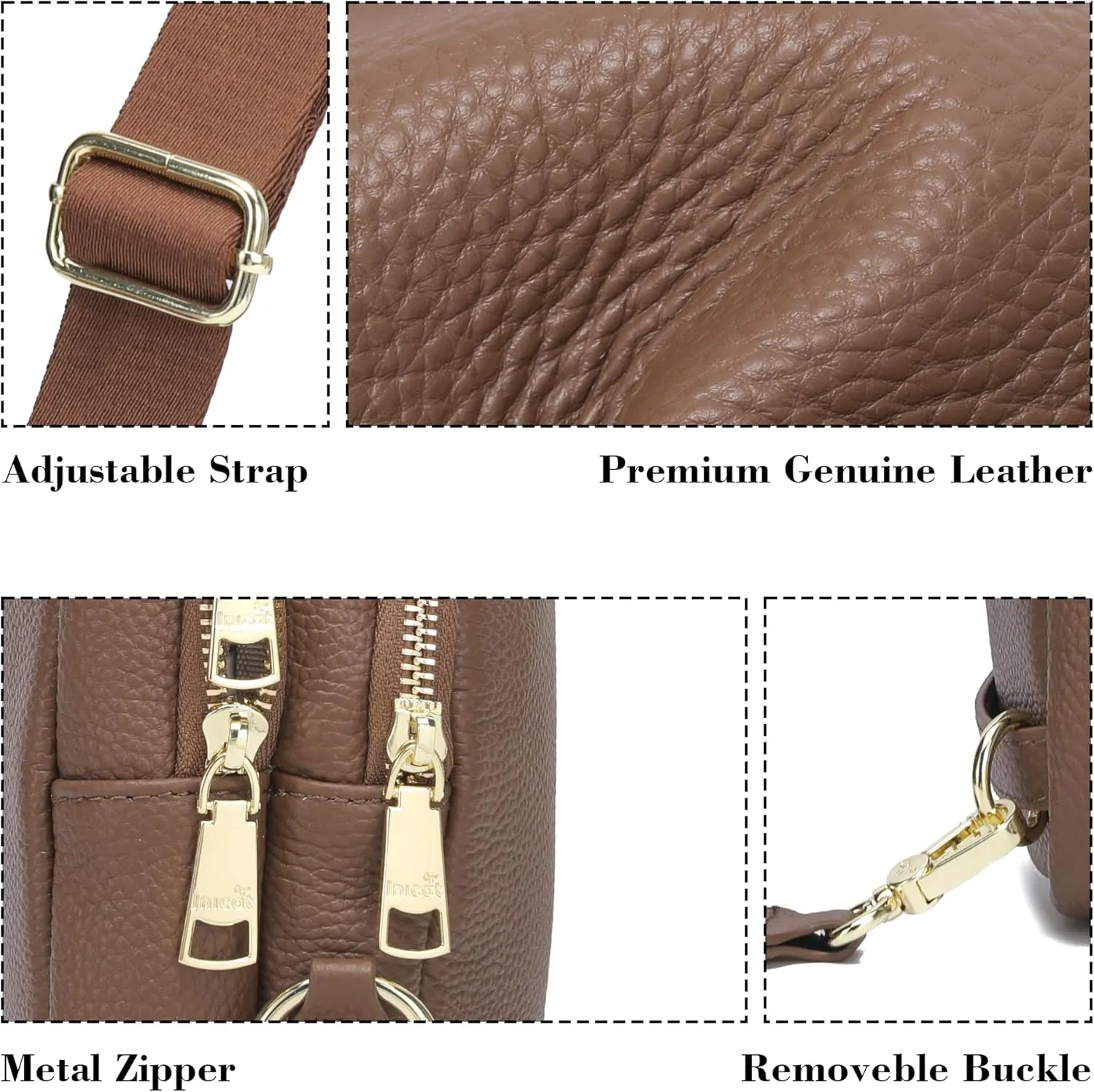 Haytijoe Crossbody Bags for Women Leather Sling Bag Anti-theft Cross Body Bag Travel Sling Purse Chest Bags Fanny Packs