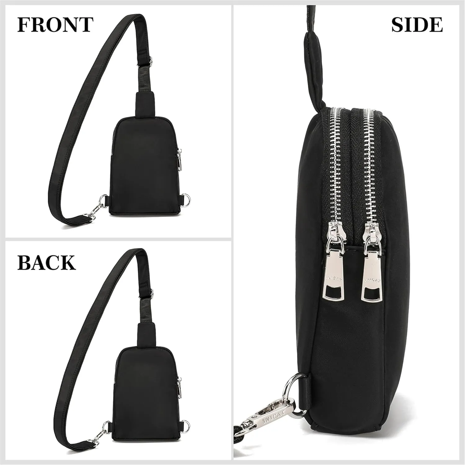 Haytijoe Small Crossbody Sling Bag for Women Travel Purses Anti Theft Cross Body Bag for Woman Fanny Packs