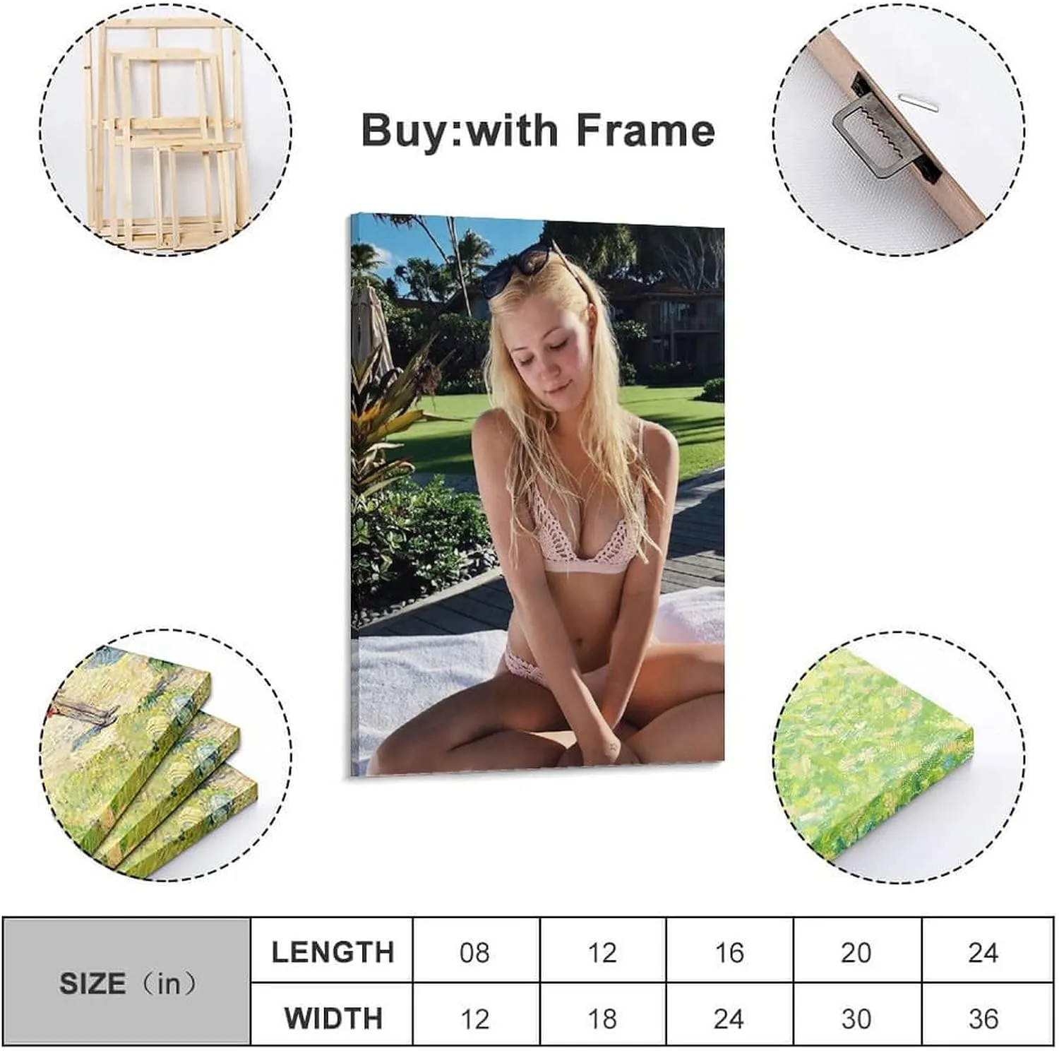 Heather Locklear Beautiful Art Poster of Famous Actor Canvas Art Poster Picture Modern Office Family Bedroom Decorative Posters Gift Wall Decor Painting Posters 16x24inch(40x60cm)