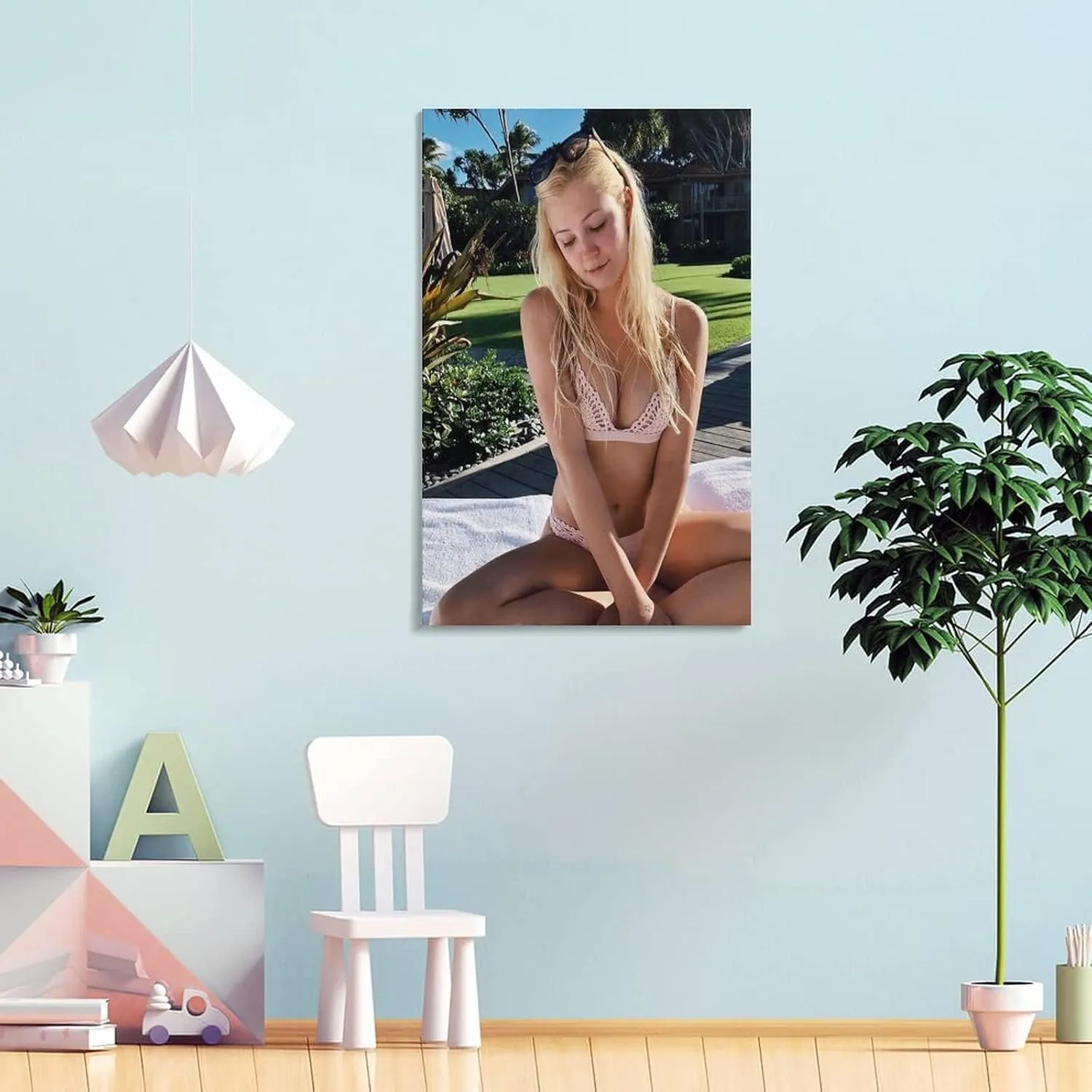 Heather Locklear Beautiful Art Poster of Famous Actor Canvas Art Poster Picture Modern Office Family Bedroom Decorative Posters Gift Wall Decor Painting Posters 16x24inch(40x60cm)