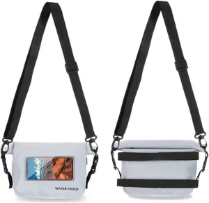 Heavy-Duty Waterproof Dry Bag, Roll-Top Leakproof Storage Pouch with Shoulder Strap, Multipurpose Waterproof bag for Beach, Swimming, Kayaking, Boating & Hiking
