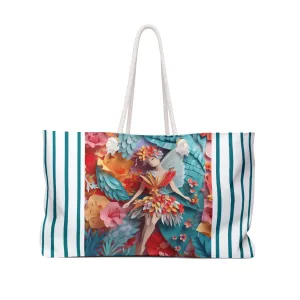 Hibiscus Fairy Weekender Bag