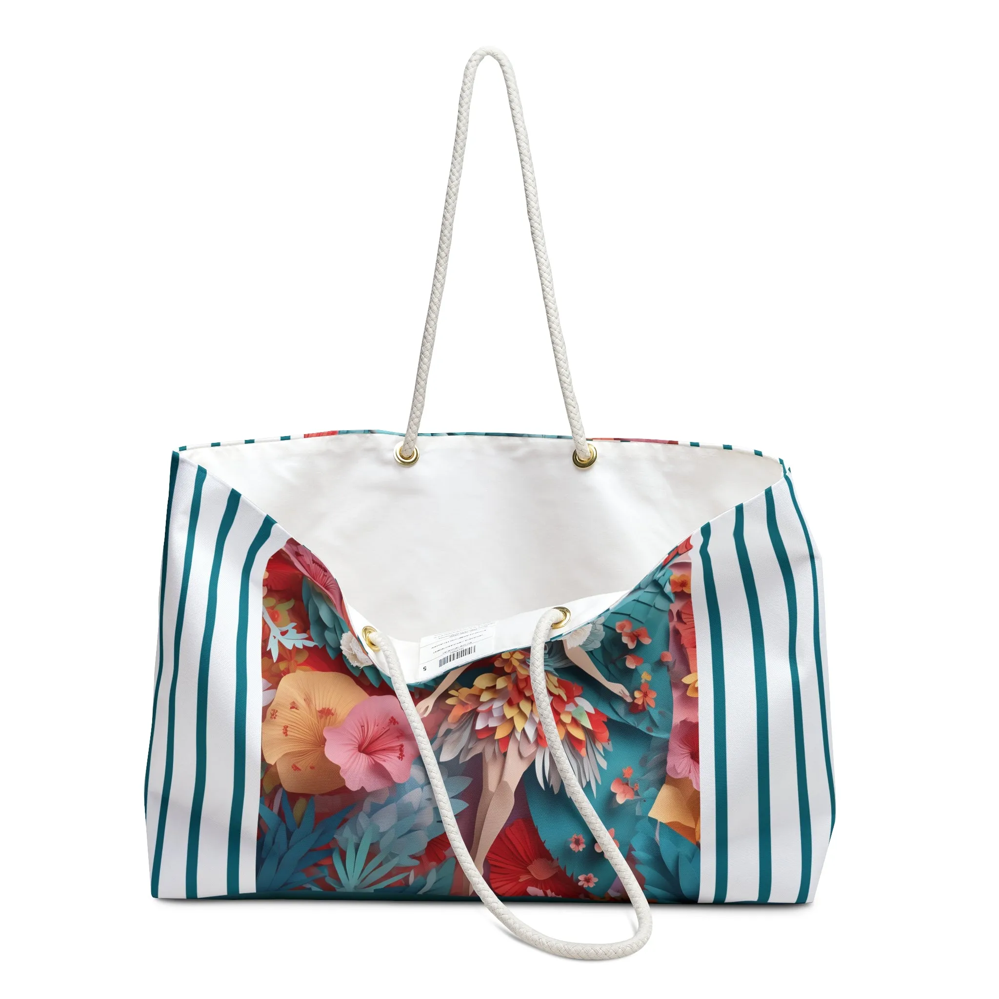Hibiscus Fairy Weekender Bag