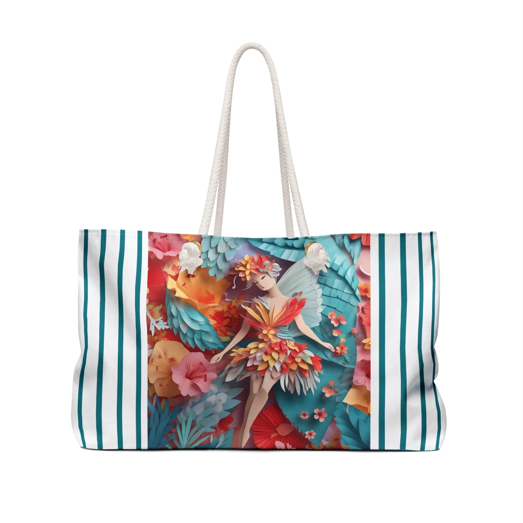 Hibiscus Fairy Weekender Bag