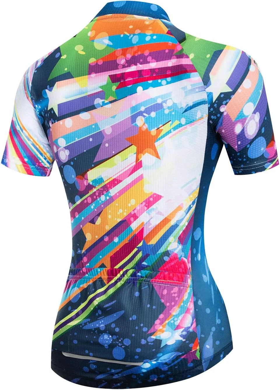 Hotlion Cycling Jersey Women Short Sleeve Bicycle Clothing Top MTB Full Zipper Bike Jerseys Clothes