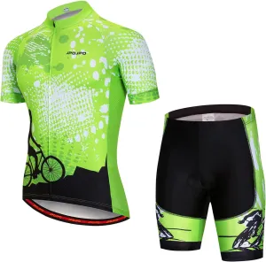 Hotlion Men's Cycling Jersey Set Summer Cycling Clothing Suit Pro Team Bike Clothes Road Biking Outfits Bicycle Kit for Men
