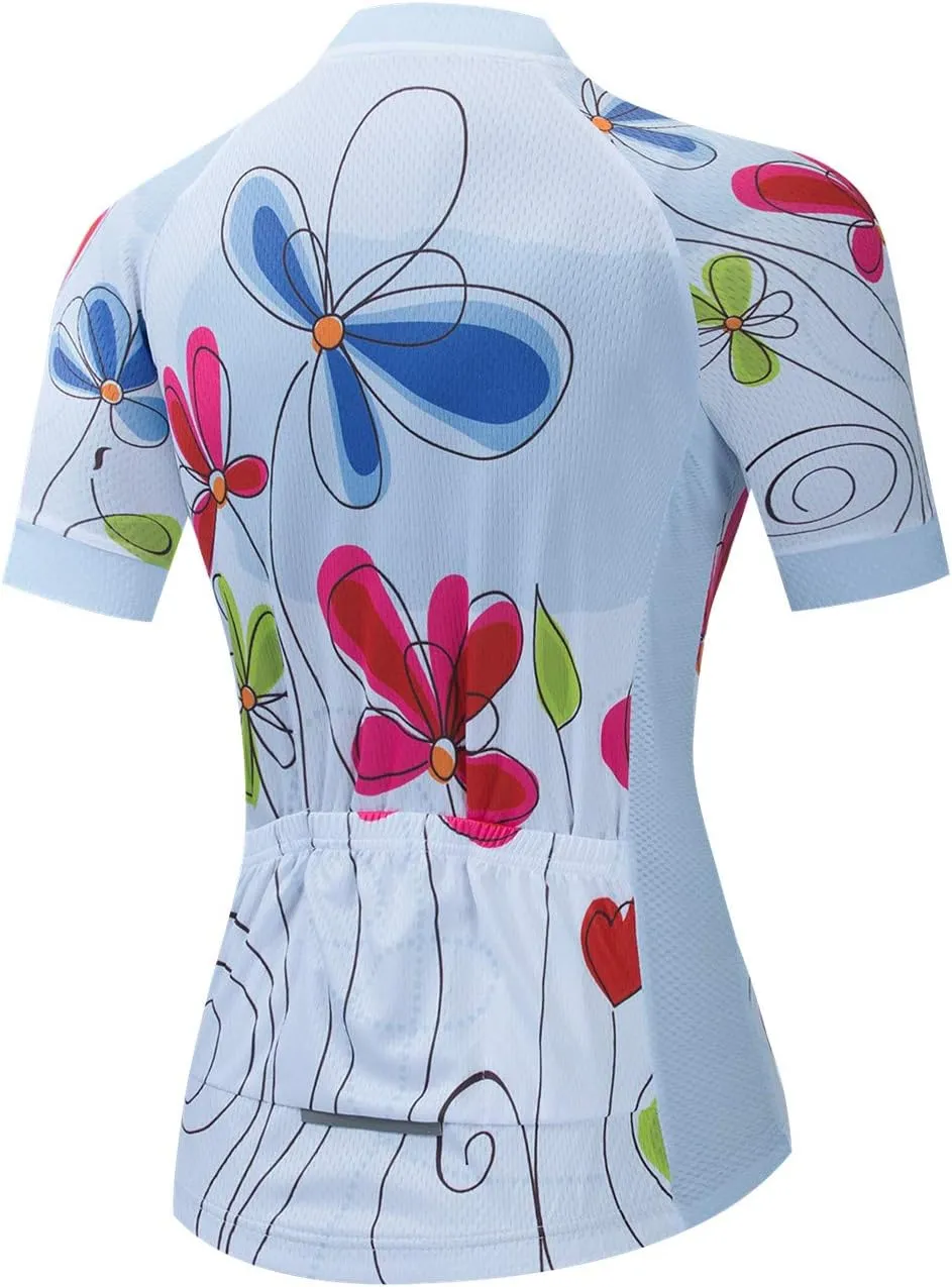 Hotlion Women's Cycling Jersey Ladies Bike Clothes Road MTB Bicycle Shirt CU66