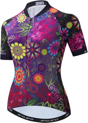 Hotlion Women's Cycling Jersey Ladies Bike Clothes Road MTB Bicycle Shirt CU66