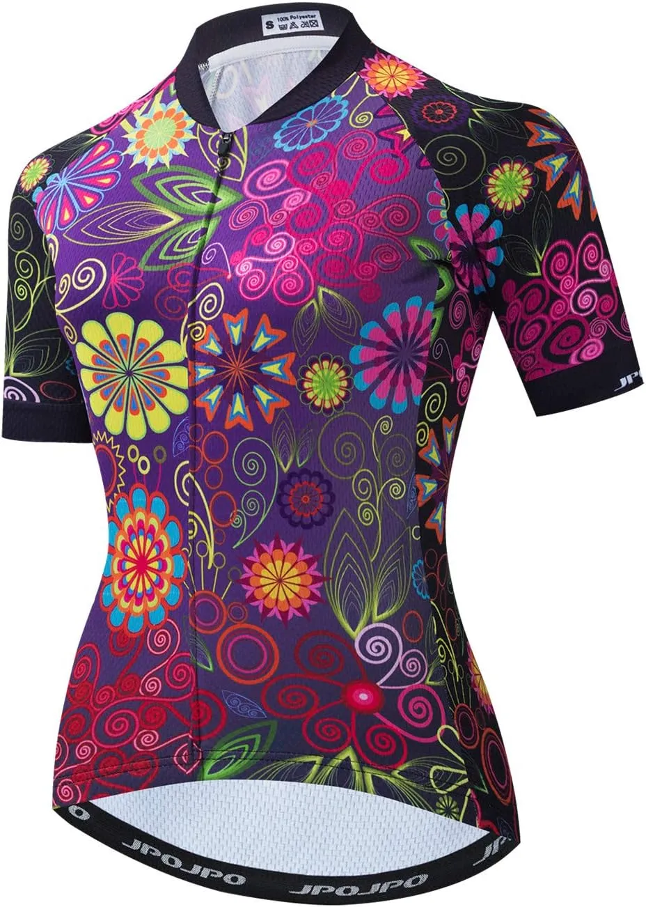 Hotlion Women's Cycling Jersey Ladies Bike Clothes Road MTB Bicycle Shirt CU66