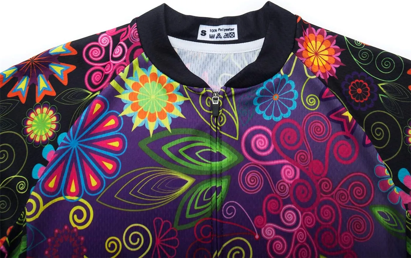 Hotlion Women's Cycling Jersey Ladies Bike Clothes Road MTB Bicycle Shirt CU66