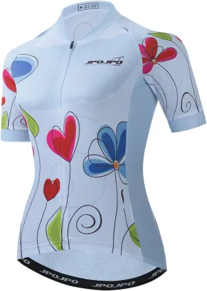 Hotlion Women's Cycling Jersey Ladies Bike Clothes Road MTB Bicycle Shirt CU66