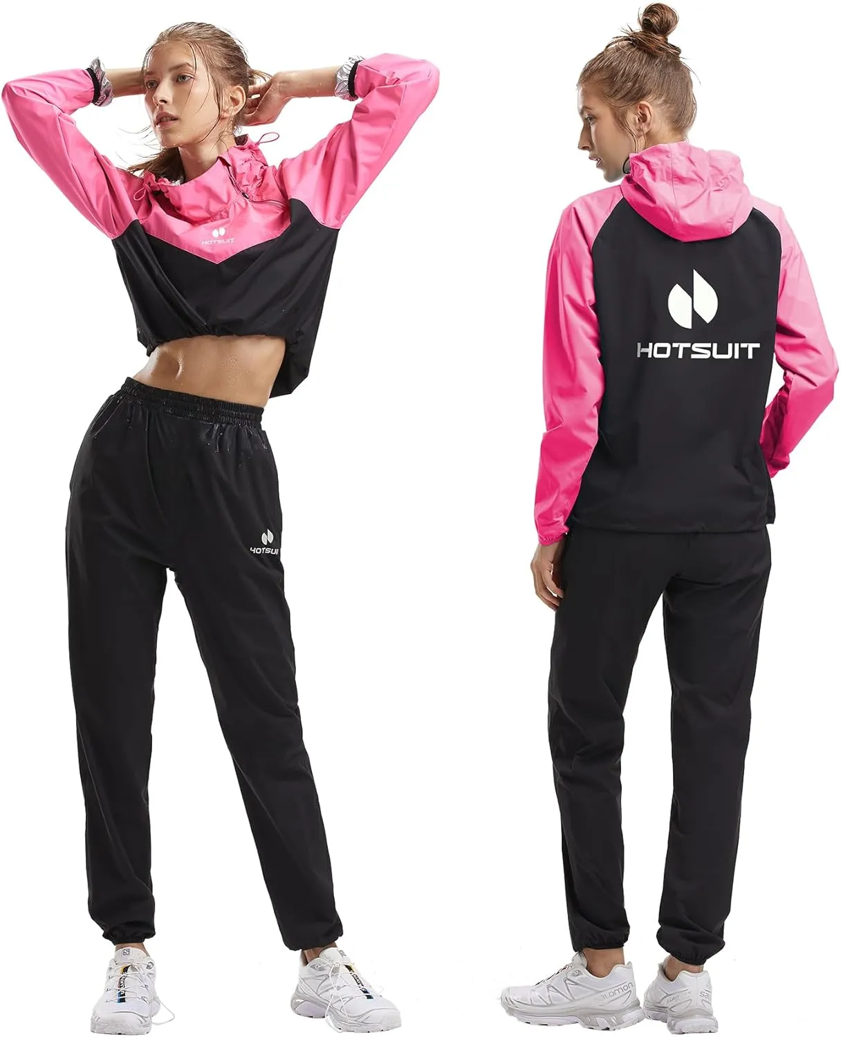 HOTSUIT Sauna Suit Women Weight Loss Boxing Gym Sweat Suits Workout Jacket