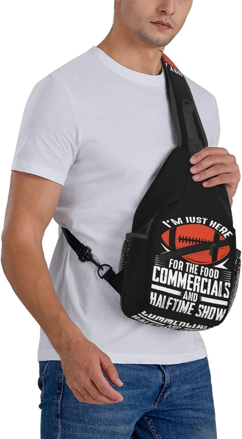 I Am A Veteran My Oath Of Enlistment Sling Bag Adjustable Crossbody Bag Casual Chest Bags Travel Shoulder Backpack