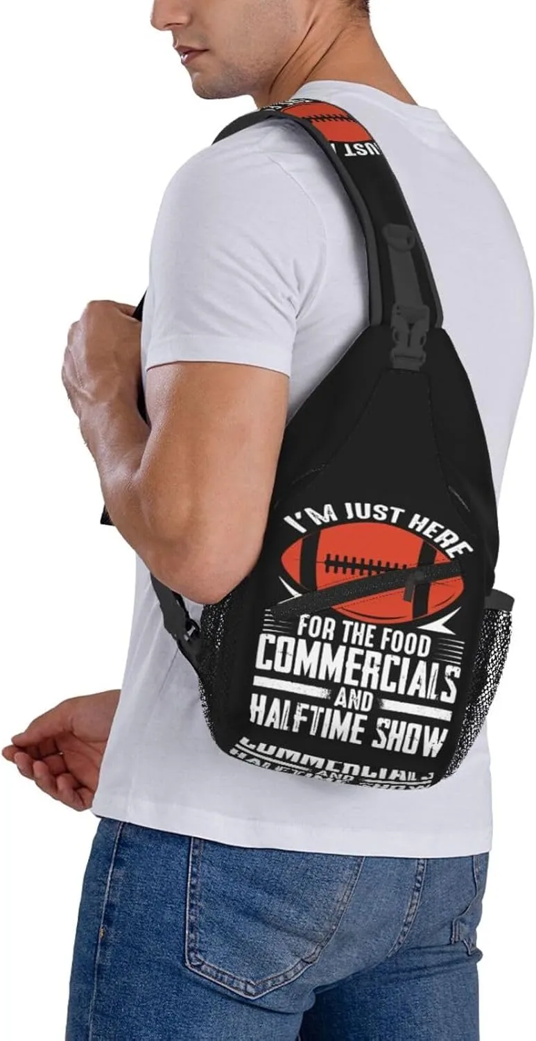 I Am A Veteran My Oath Of Enlistment Sling Bag Adjustable Crossbody Bag Casual Chest Bags Travel Shoulder Backpack