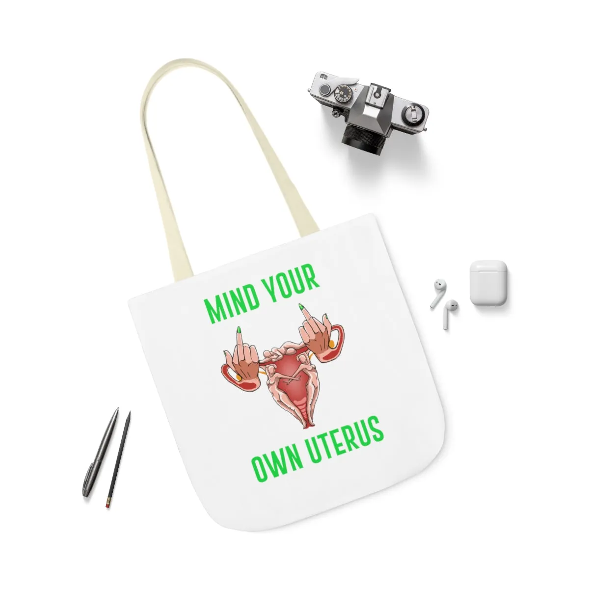 IAC  Accessories Bags  Polyester Canvas Tote Bag / Mind Your Own Uterus