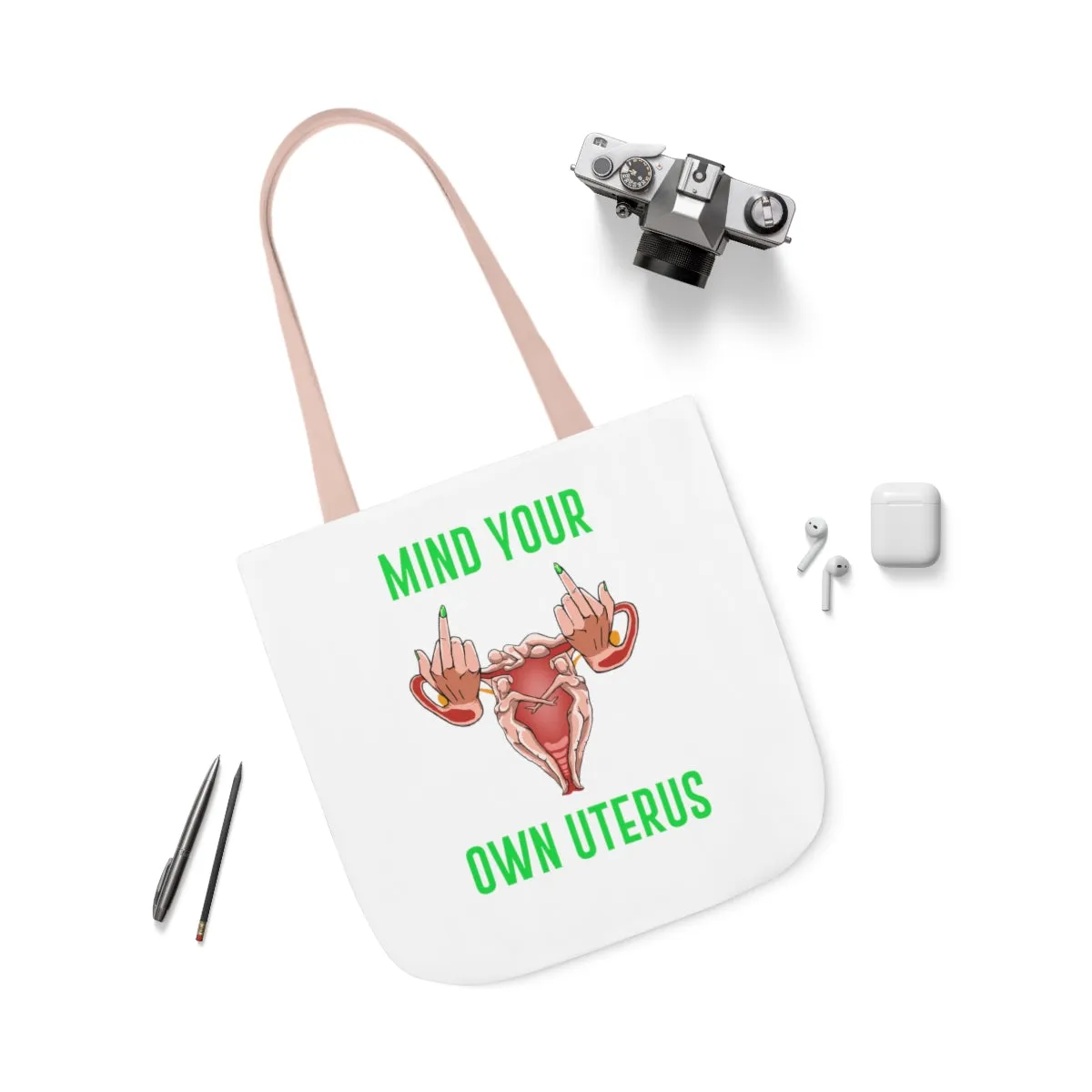 IAC  Accessories Bags  Polyester Canvas Tote Bag / Mind Your Own Uterus