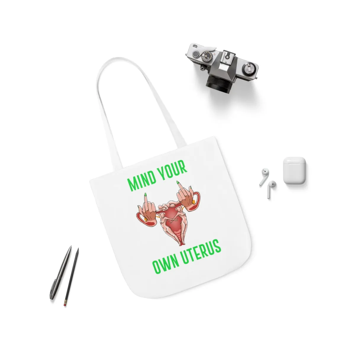 IAC  Accessories Bags  Polyester Canvas Tote Bag / Mind Your Own Uterus