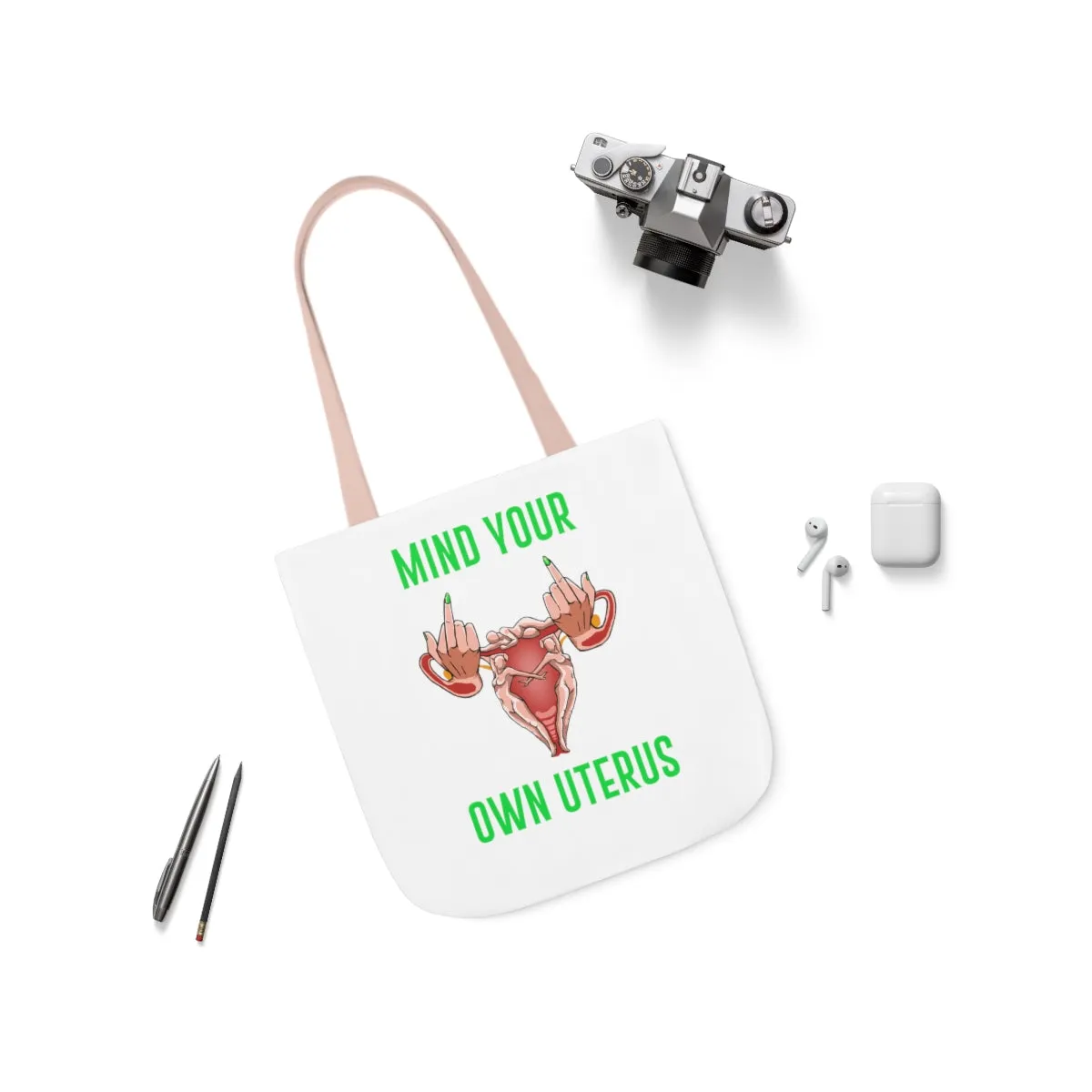 IAC  Accessories Bags  Polyester Canvas Tote Bag / Mind Your Own Uterus