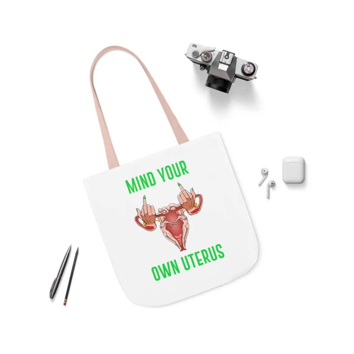 IAC  Accessories Bags  Polyester Canvas Tote Bag / Mind Your Own Uterus
