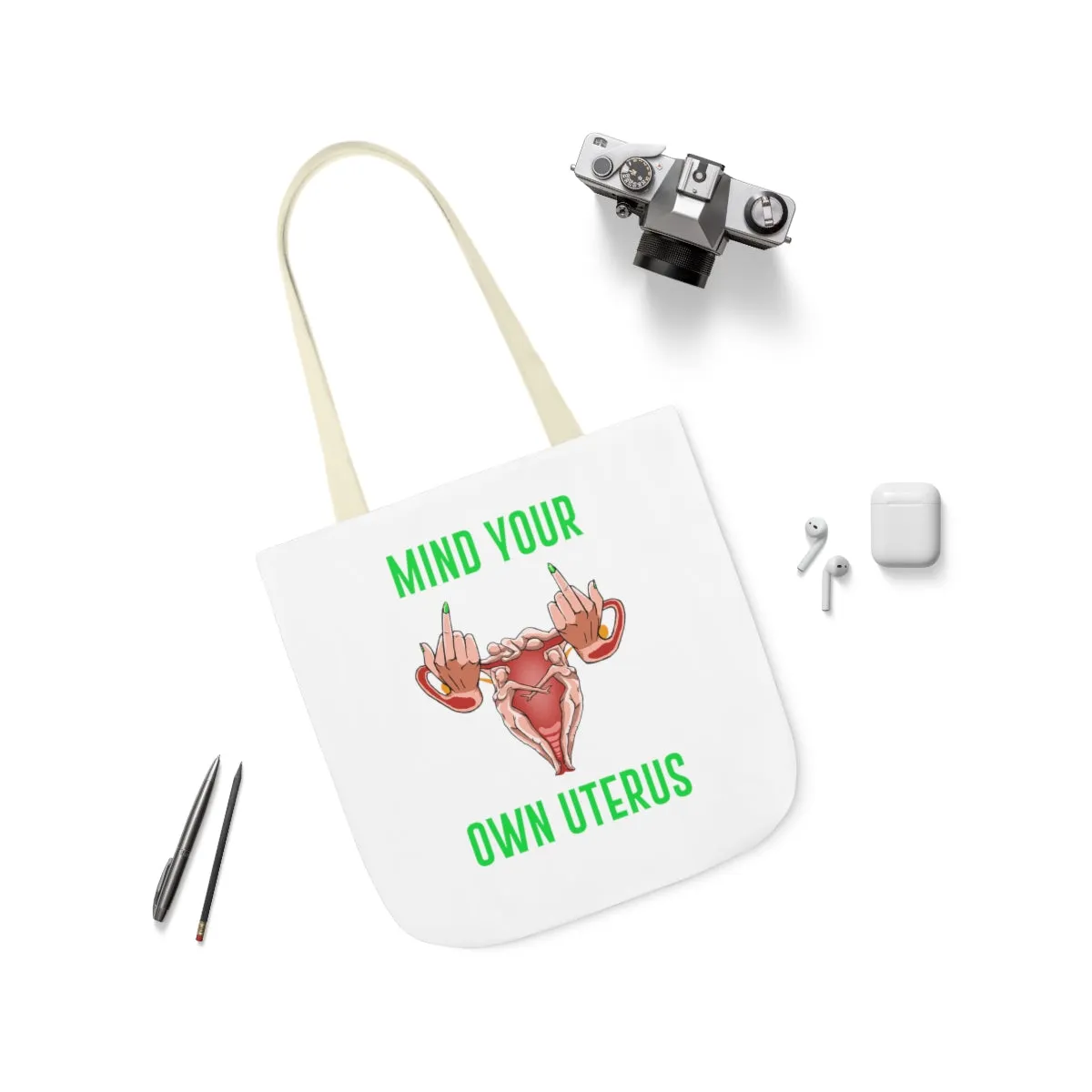IAC  Accessories Bags  Polyester Canvas Tote Bag / Mind Your Own Uterus
