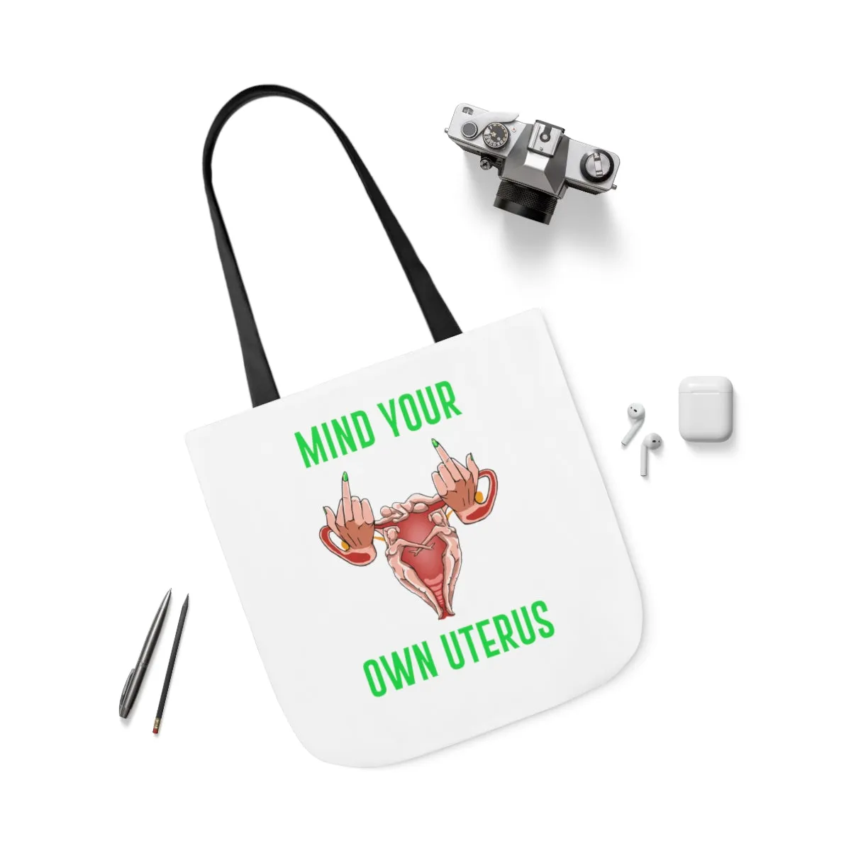IAC  Accessories Bags  Polyester Canvas Tote Bag / Mind Your Own Uterus